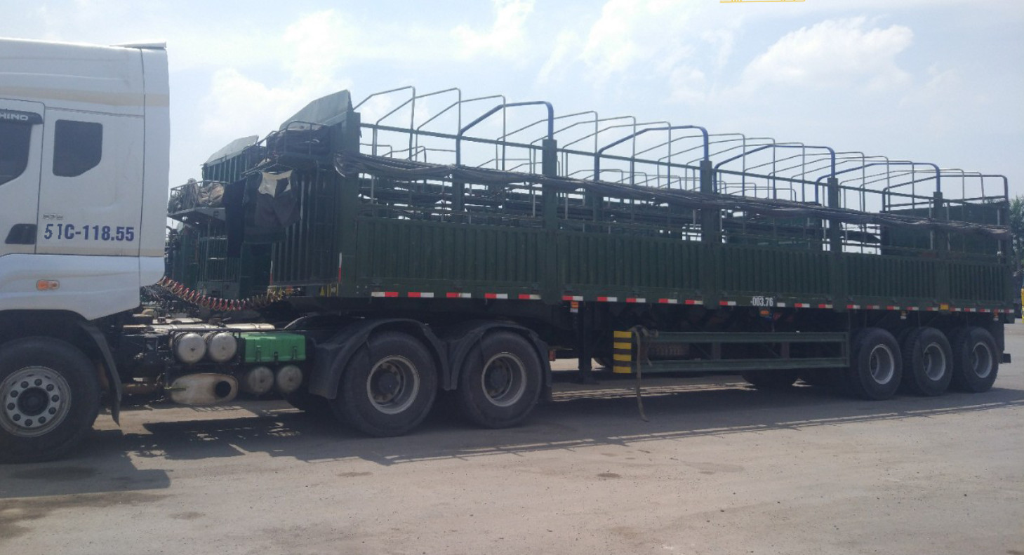 cho thuê xe đầu kéo phủ bạt Tiền Giang đi Hải Phòng