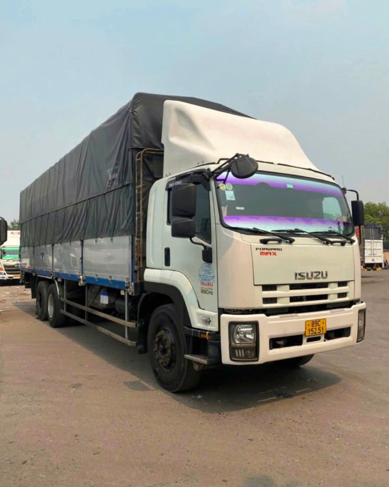 Xe tải thùng mui bạt 8-15 tấn vận chuyển hàng từ Đồng Nai đi Hải Phòng.