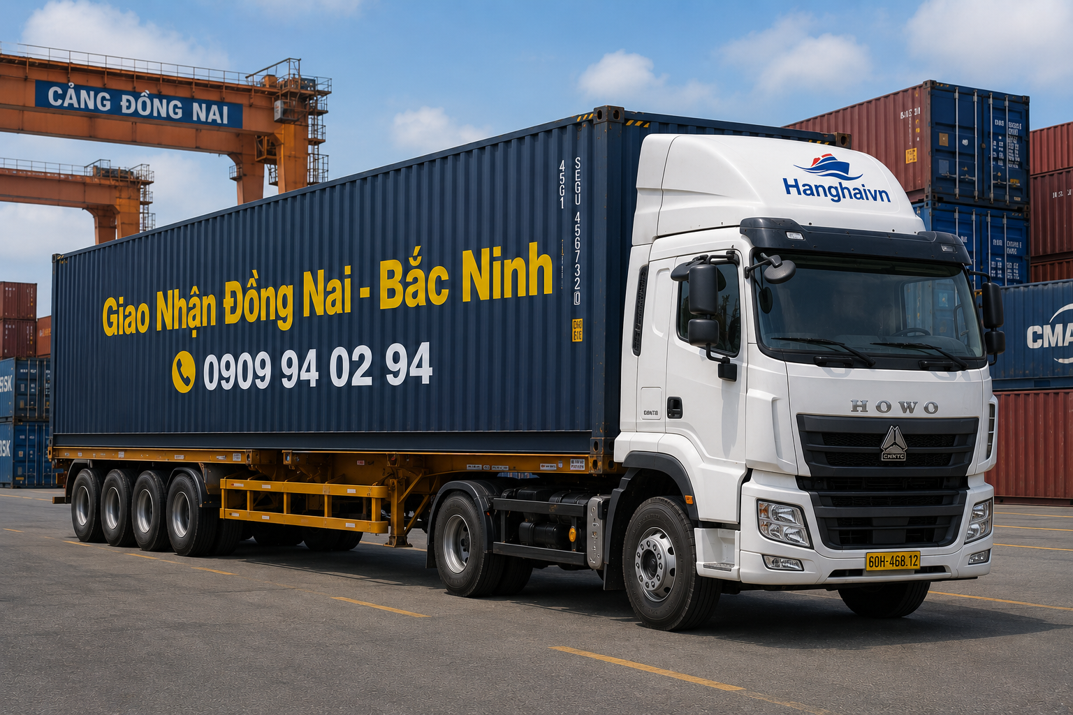 dịch vụ cho thuê xe tải chở hàng Đồng Nai đi Bắc Ninh An toàn